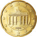 GERMANY - FEDERAL REPUBLIC, 20 Euro Cent, 2006, MS(63), Brass, KM:211