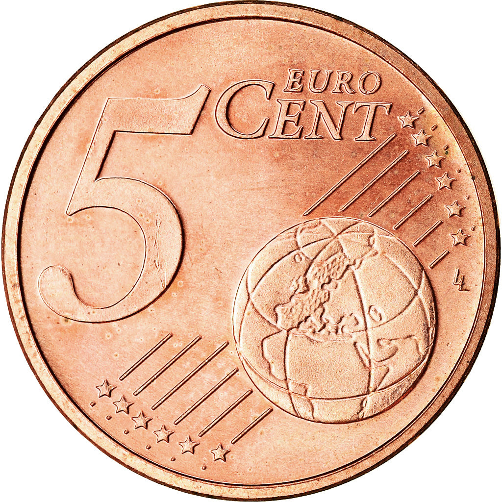 Federale Duitse Republiek, 5 Euro Cent, 2007, UNC-, Copper Plated Steel, KM:209