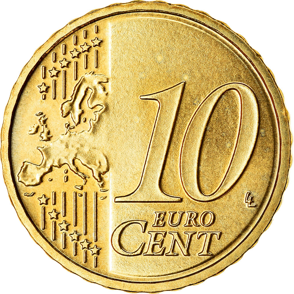 GERMANIA - REPUBBLICA FEDERALE, 10 Euro Cent, 2007, SPL, Ottone, KM:254