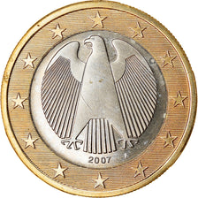 GERMANY - FEDERAL REPUBLIC, Euro, 2007, MS(63), Bi-Metallic, KM:257