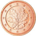 Bundesrepublik Deutschland, 2 Euro Cent, 2007, UNZ, Copper Plated Steel, KM:208