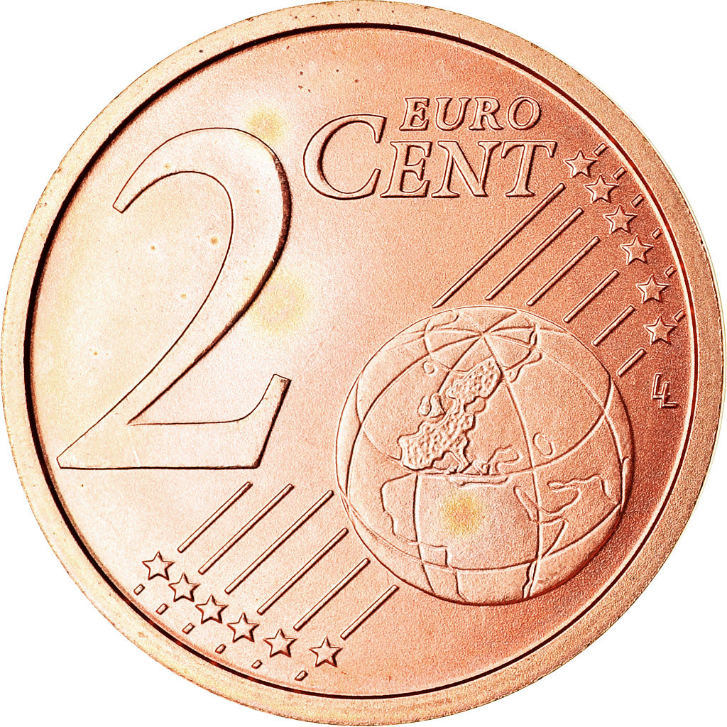 Bundesrepublik Deutschland, 2 Euro Cent, 2007, UNZ, Copper Plated Steel, KM:208
