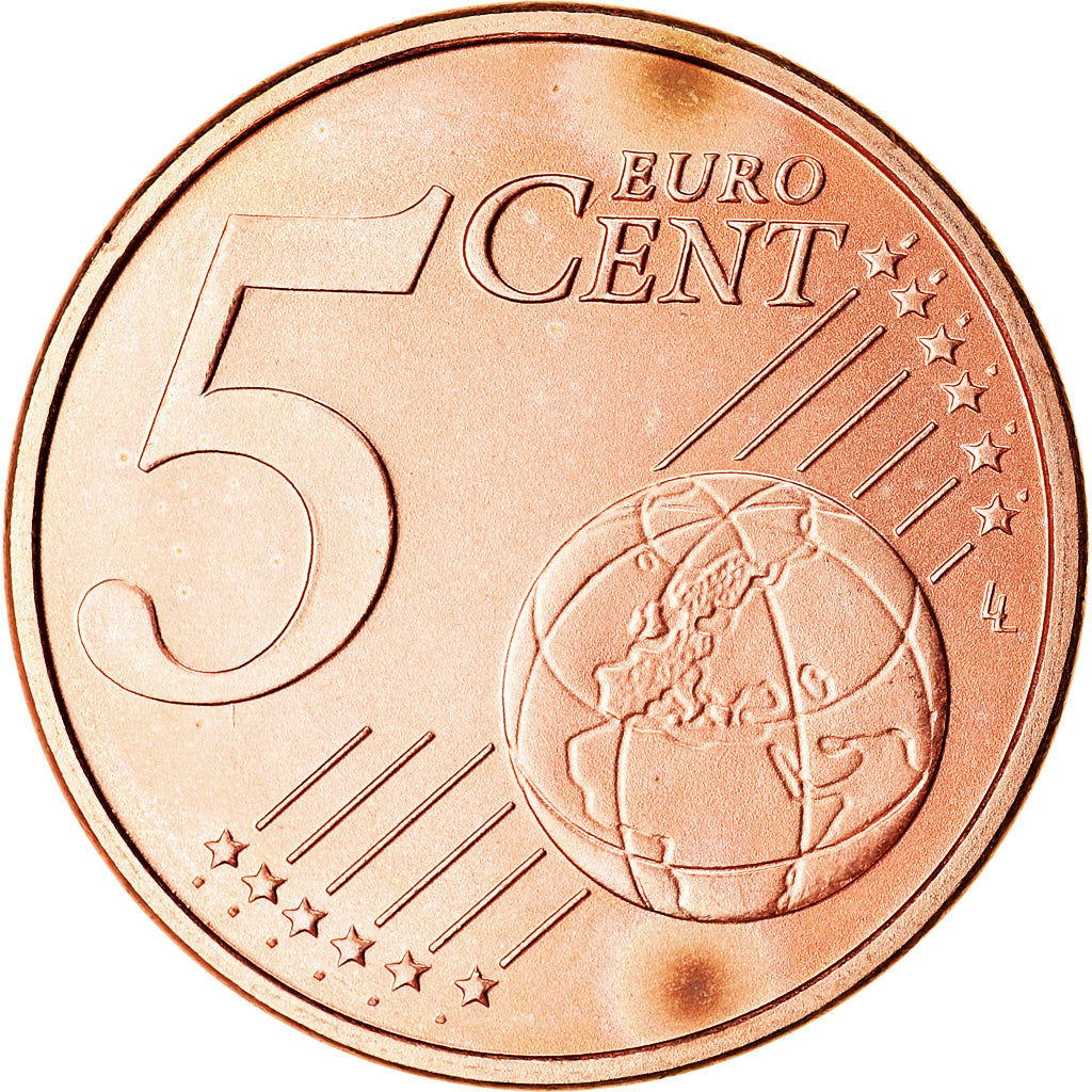 Federale Duitse Republiek, 5 Euro Cent, 2007, UNC-, Copper Plated Steel, KM:209