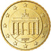 GERMANY - FEDERAL REPUBLIC, 10 Euro Cent, 2007, MS(63), Brass, KM:254