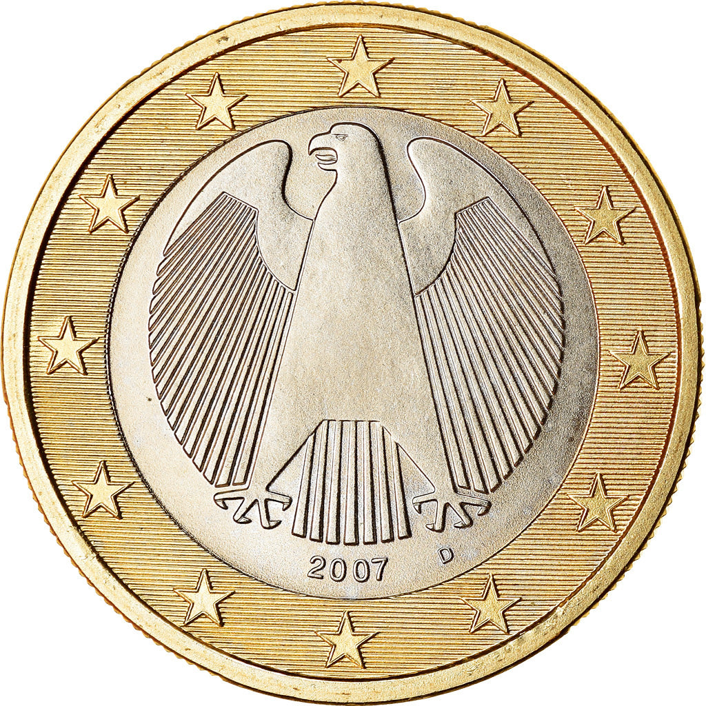 République fédérale allemande, Euro, 2007, SPL, Bi-Metallic, KM:257