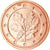 ALEMANHA - REPÚBLICA FEDERAL, 2 Euro Cent, 2007, MS(63), Aço Cromado a Cobre