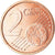 ALEMANHA - REPÚBLICA FEDERAL, 2 Euro Cent, 2007, MS(63), Aço Cromado a Cobre