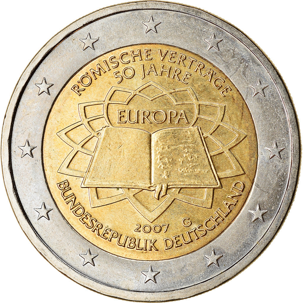 Bundesrepublik Deutschland, 2 Euro, 2007, UNZ, Bi-Metallic, KM:259