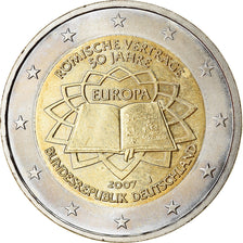 GERMANY - FEDERAL REPUBLIC, 2 Euro, Traité de Rome 50 ans, 2007, MS(63)