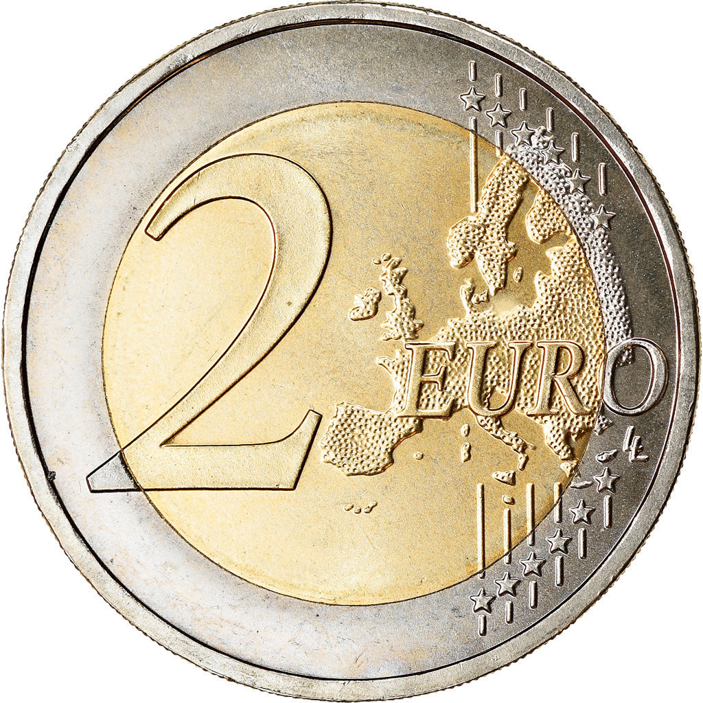 GERMANY - FEDERAL REPUBLIC, 2 Euro, 2008, MS(63), Bi-Metallic, KM:258