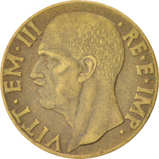 ITALY, 10 Centesimi, 1941, Rome, KM #74a, EF(40-45), Aluminum-Bronze, 23, 4.81