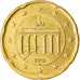 ALEMANHA - REPÚBLICA FEDERAL, 20 Euro Cent, 2010, AU(55-58), Latão, KM:255
