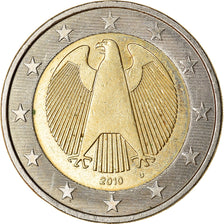 Bundesrepublik Deutschland, 2 Euro, 2010, VZ, Bi-Metallic, KM:258