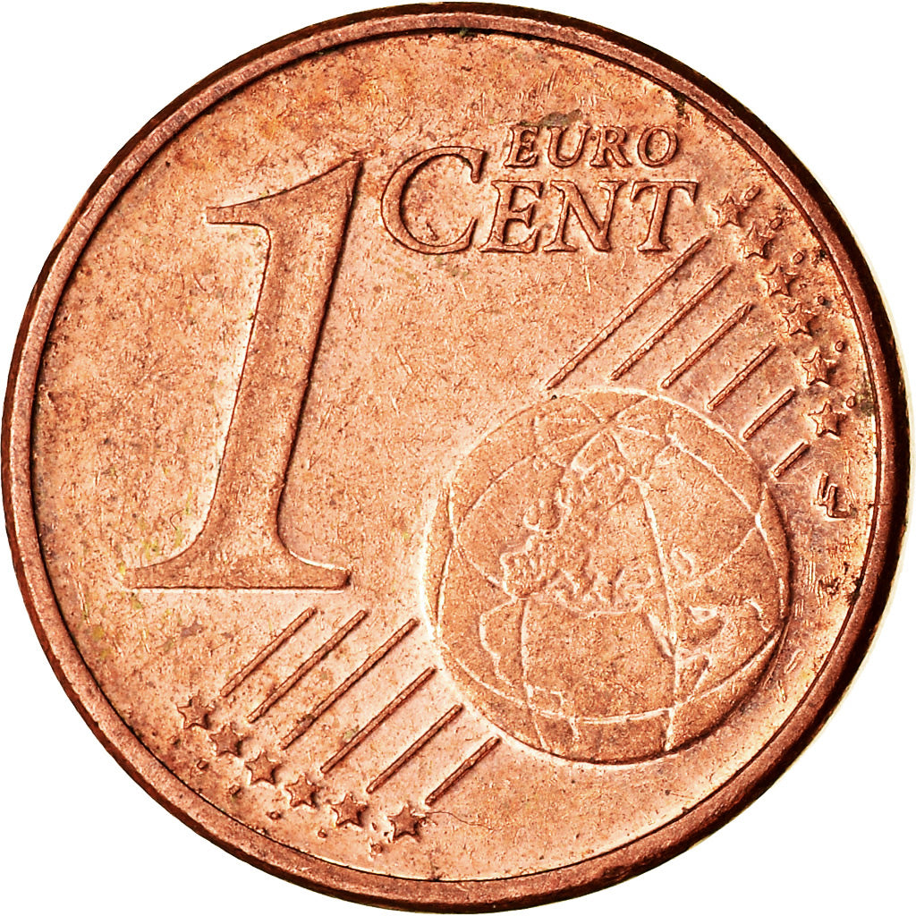 ALEMANHA - REPÚBLICA FEDERAL, Euro Cent, 2010, EF(40-45), Aço Cromado a Cobre