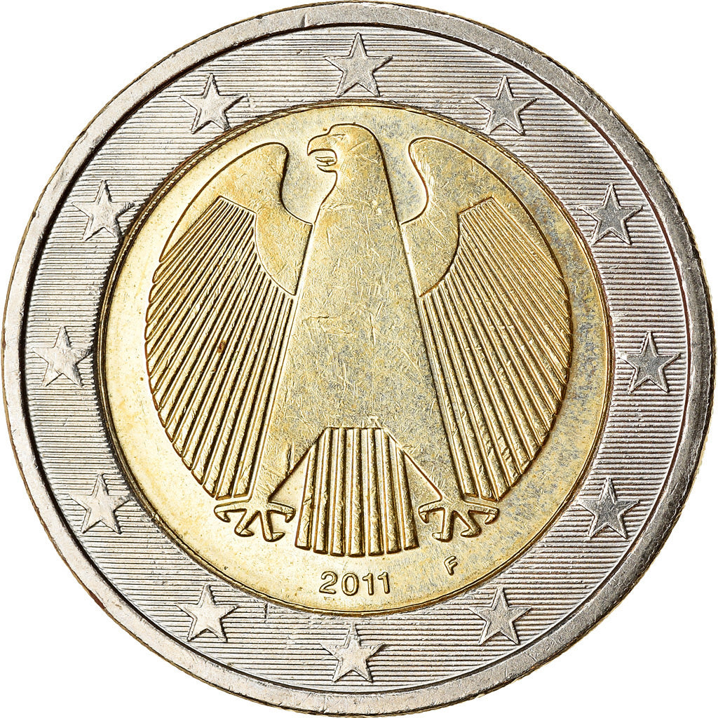 GERMANIA - REPUBBLICA FEDERALE, 2 Euro, 2011, SPL, Bi-metallico, KM:258