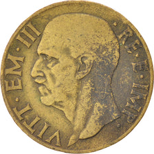 Italia, Vittorio Emanuele III, 10 Centesimi, 1940, Rome, BB, Alluminio-bronzo...