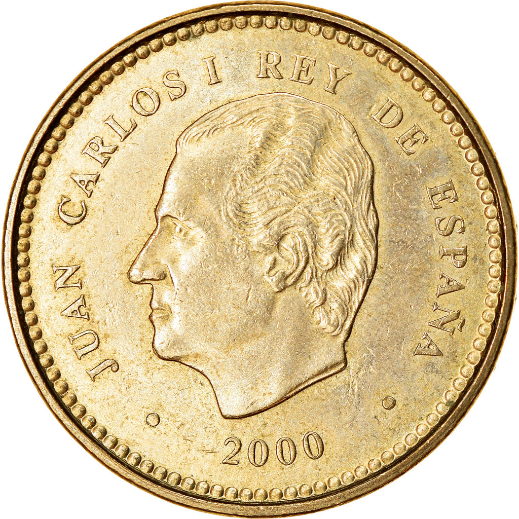 Moneda, España, Juan Carlos I, 100 Pesetas, 2000, Madrid, MBC+, Aluminio -