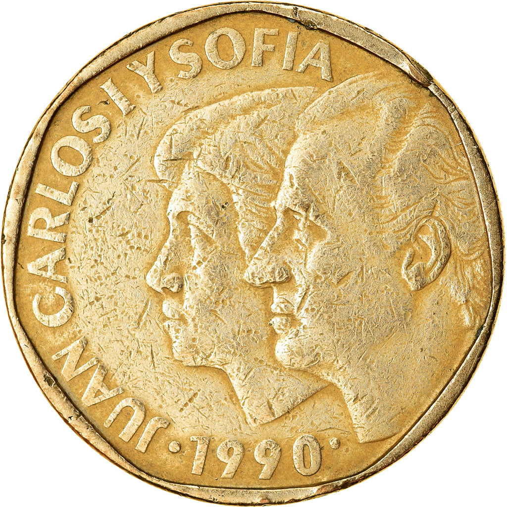 Monnaie, Espagne, Juan Carlos I, 500 Pesetas, 1990, TTB, Aluminum-Bronze, KM:831