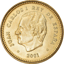 Munten, Spanje, Juan Carlos I, 100 Pesetas, 2001, Madrid, PR, Aluminum-Bronze