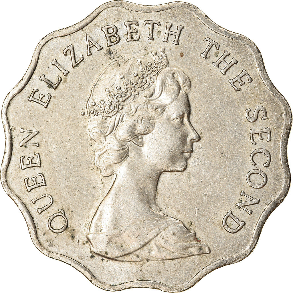 Moneta, Hong Kong, Elizabeth II, 2 Dollars, 1978, EF(40-45), Miedź-Nikiel