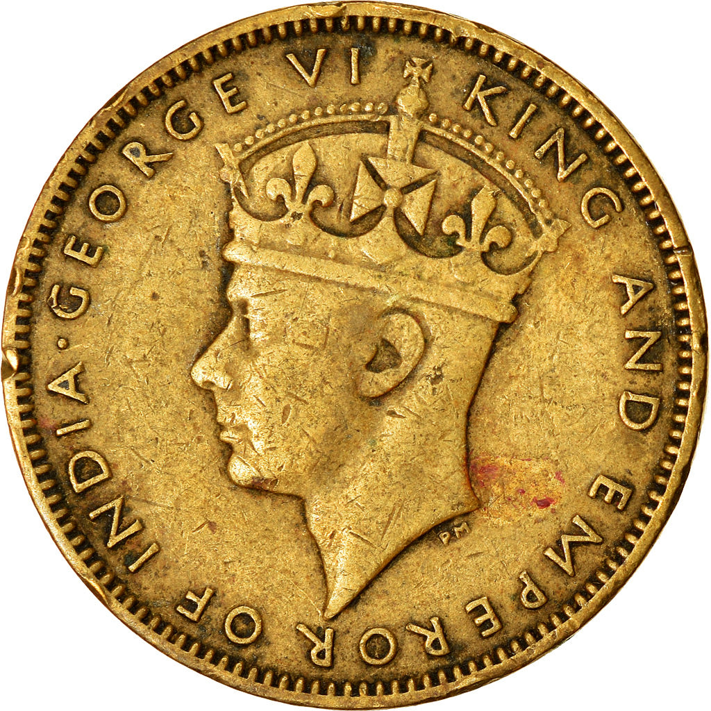 Moneta, Giamaica, George VI, 1/2 Penny, 1945, MB+, Nichel-ottone, KM:31
