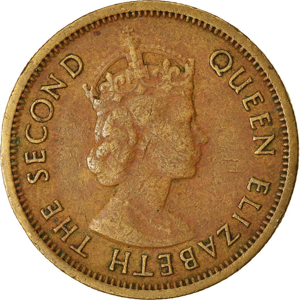 Monnaie, Etats des caraibes orientales, Elizabeth II, 5 Cents, 1962, TB+