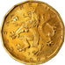 Coin, Czech Republic, 20 Korun, 2002, MS(63), Brass plated steel, KM:5