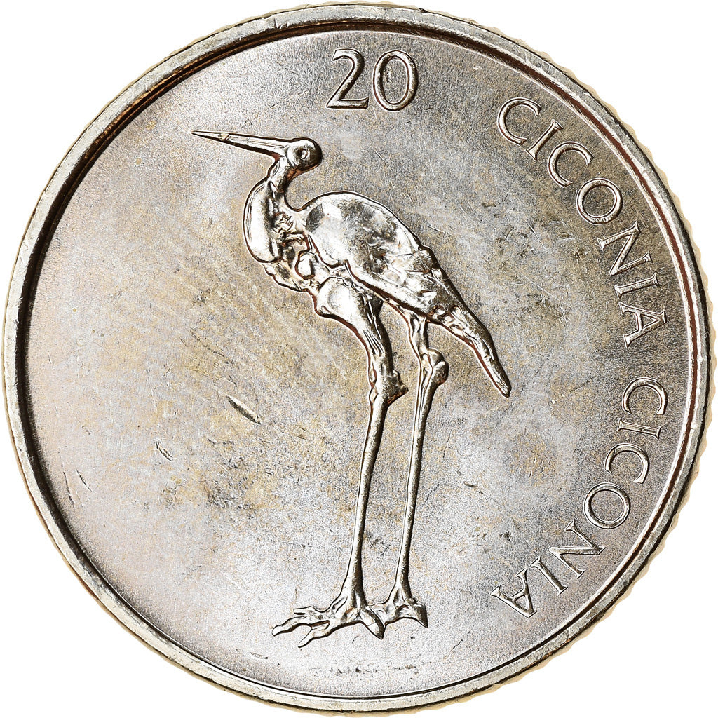 Monnaie, Slovénie, 20 Tolarjev, 2004, Kremnica, SPL, Copper-nickel, KM:51