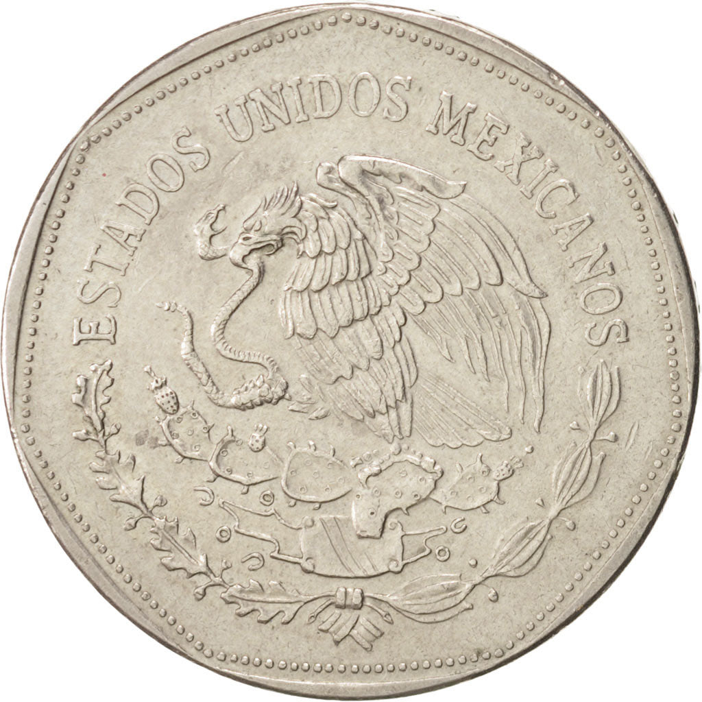 Coin, Mexico, 5 Pesos, 1980, Mexico City, EF(40-45), Copper-nickel, KM:485