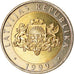 Moneta, Lettonia, 2 Lati, 1999, SPL, Bi-metallico, KM:38