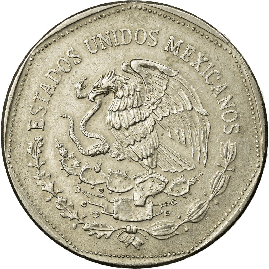 Coin, Mexico, 5 Pesos, 1980, Mexico City, EF(40-45), Copper-nickel, KM:485