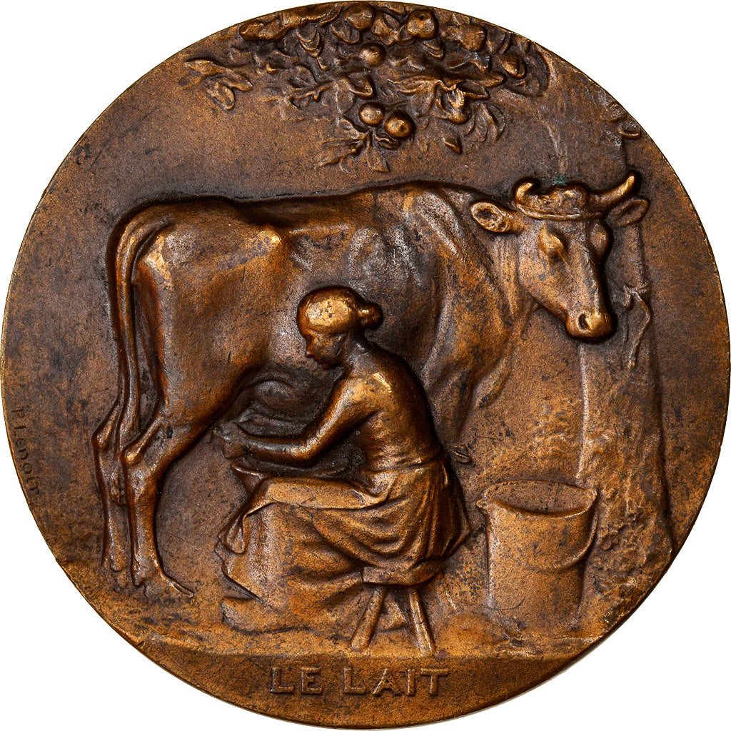 France, Médaille, Le Lait, Alfred Duault, Député des Côtes du Nord