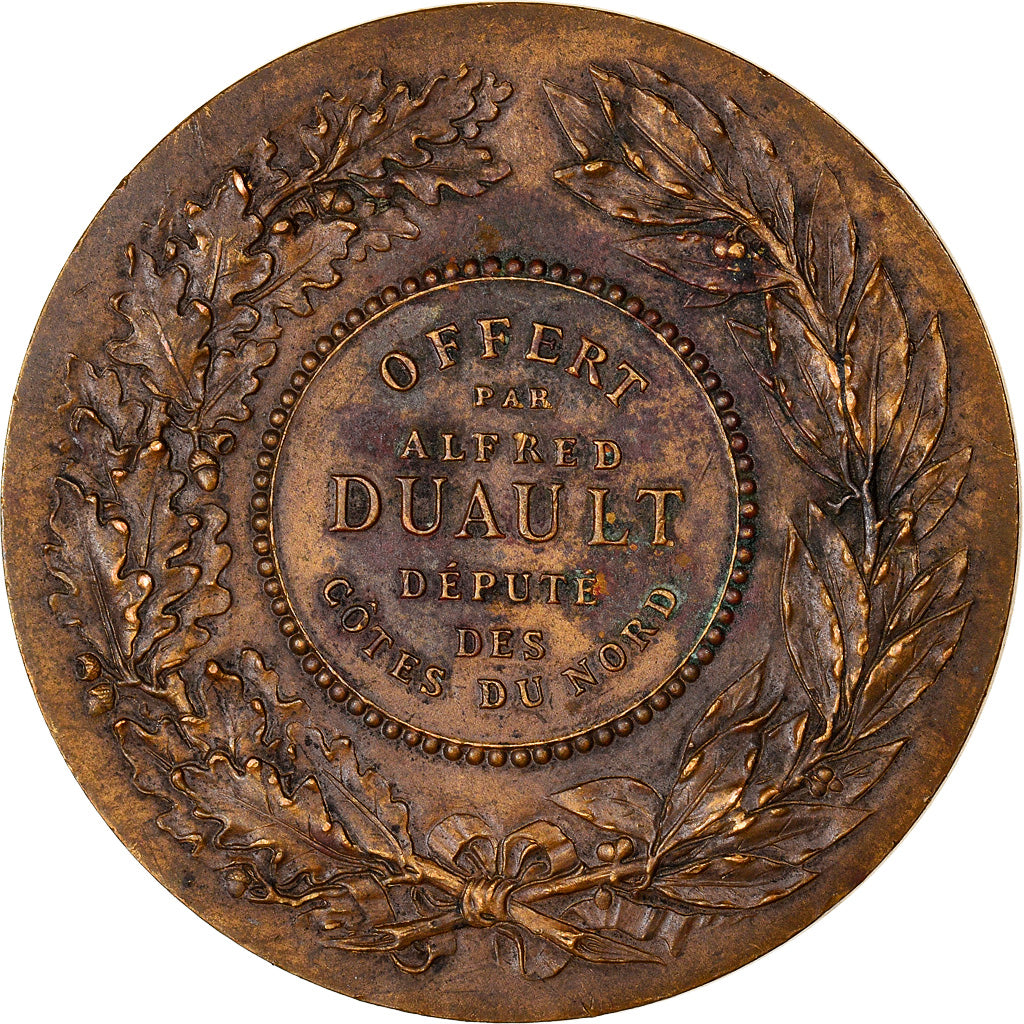 France, Médaille, Le Lait, Alfred Duault, Député des Côtes du Nord