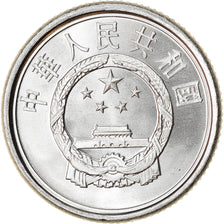 Coin, CHINA, PEOPLE'S REPUBLIC, Fen, 2010, MS(63), Aluminum, KM:1