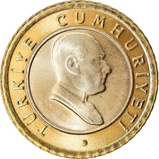 Moneta, Turchia, 50 New Kurus, 2007, Istanbul, SPL, Bi-metallico, KM:1168