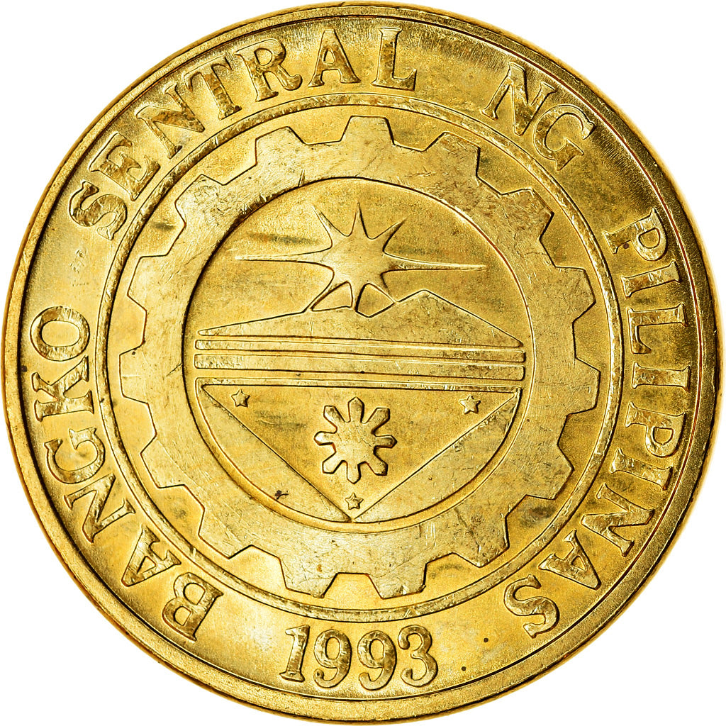 Moneta, Filippine, 25 Sentimos, 2007, SPL, Acciaio placcato ottone, KM:271a