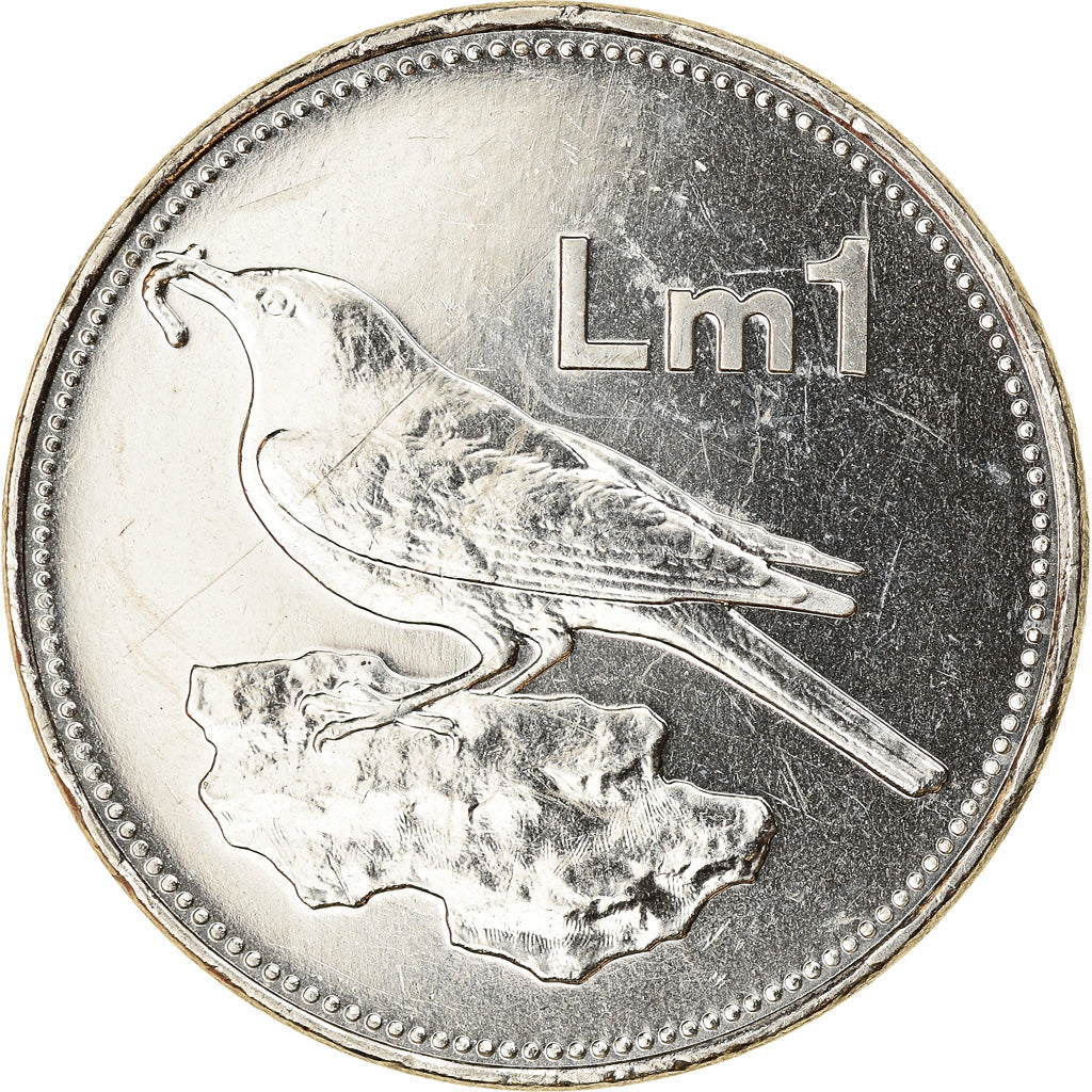Münze, Malta, Lira, 2000, VZ, Nickel, KM:99