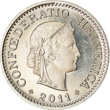 Moneta, Svizzera, 10 Rappen, 2011, Bern, SPL, Rame-nichel, KM:27