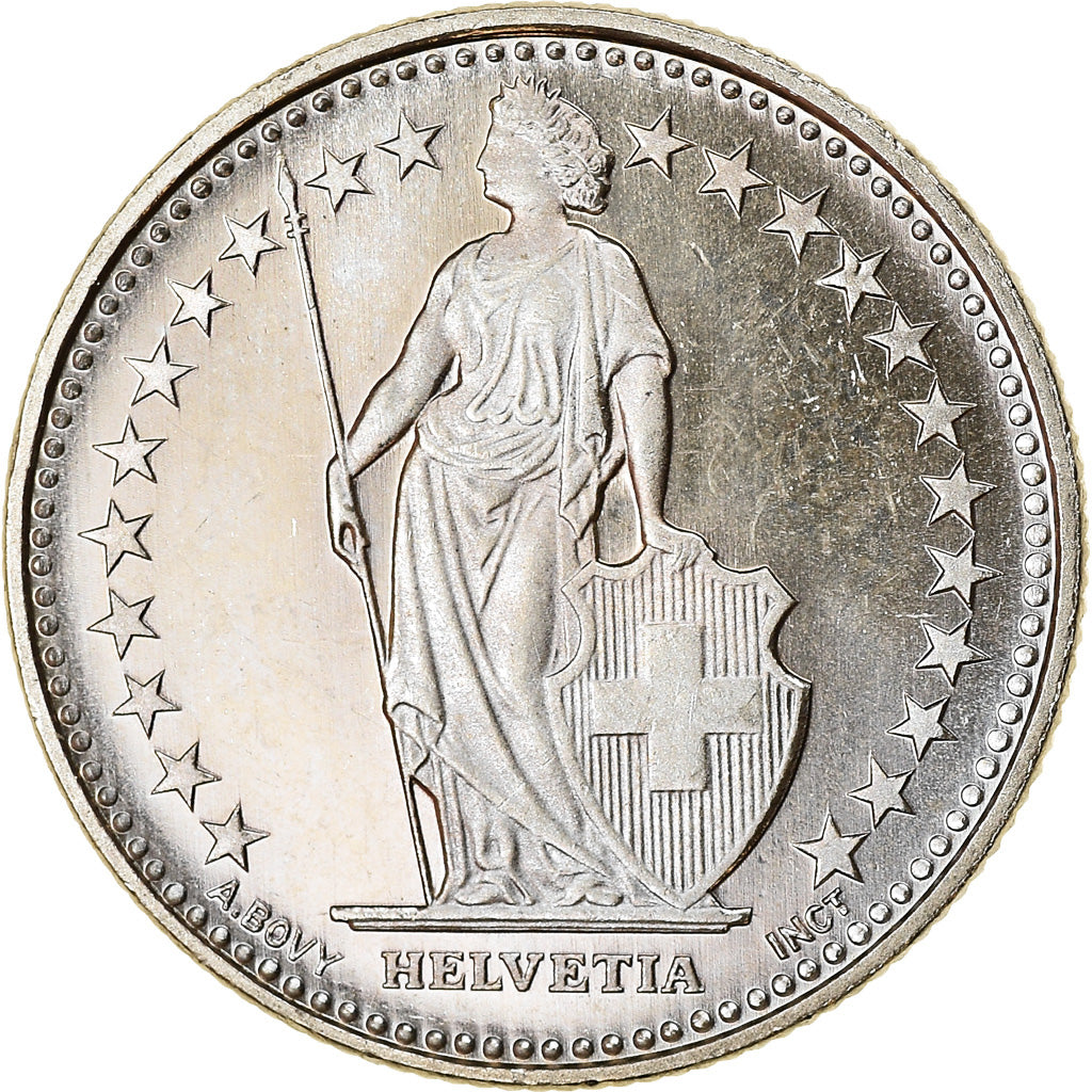 Moneta, Svizzera, 1/2 Franc, 2011, Bern, SPL, Rame-nichel, KM:23a.3