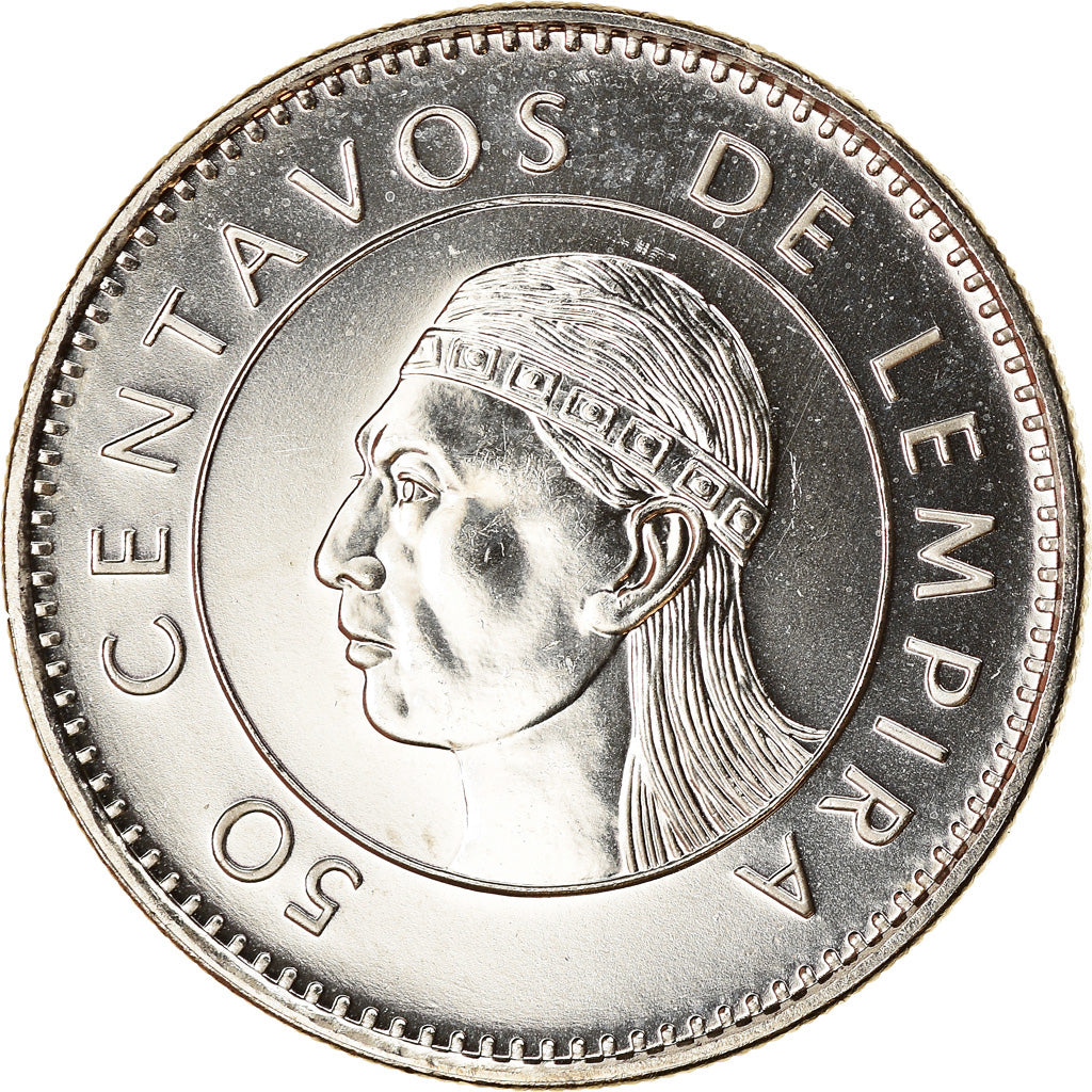 Monnaie, Honduras, 50 Centavos, 2005, SPL, Nickel plated steel, KM:84a.2
