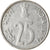 Münze, INDIA-REPUBLIC, 25 Paise, 1996, SS, Stainless Steel, KM:54