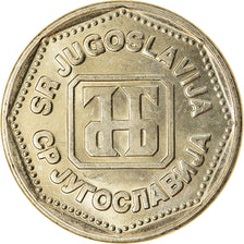 Munten, Joegoslaviëe, 5 Dinara, 1993, UNC-, Copper-Nickel-Zinc, KM:156