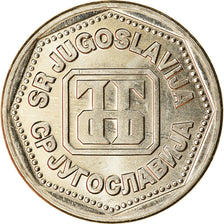 Monnaie, Yougoslavie, 10 Dinara, 1993, SPL, Copper-Nickel-Zinc, KM:157