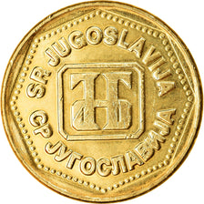 Münze, Jugoslawien, 100 Dinara, 1993, UNZ, Messing, KM:159