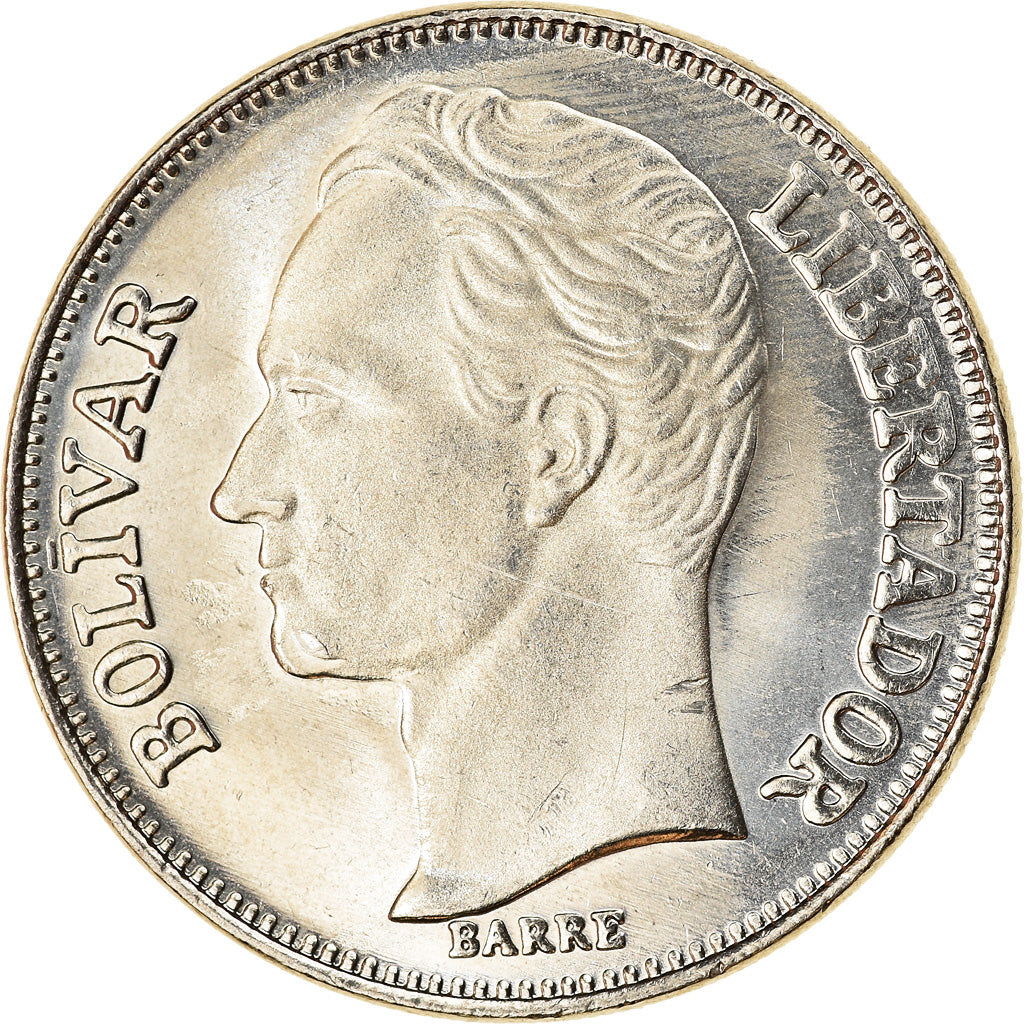 Moeda, Venezuela, 2 Bolivares, 1989, MS(63), Aço Revestido a Níquel, KM:43a.1