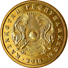 Münze, Kasachstan, Tenge, 2014, Kazakhstan Mint, UNZ, Nickel-brass