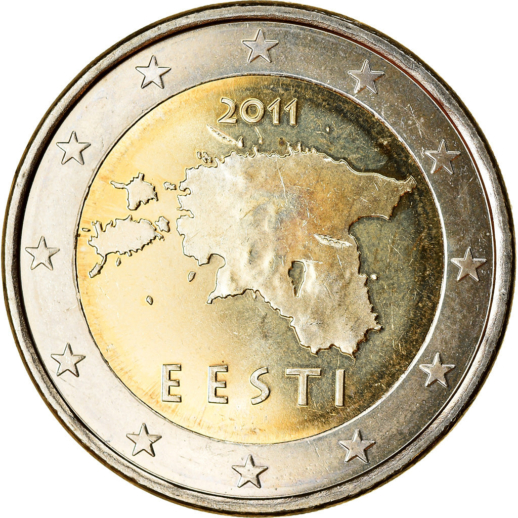 Estonia, 2 Euro, 2011, STGL, Bi-Metallic, KM:68