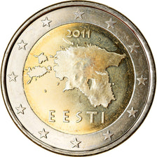 Estonia, 2 Euro, 2011, STGL, Bi-Metallic, KM:68