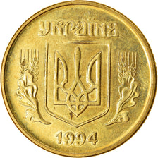Moneda, Ucrania, 50 Kopiyok, 1994, Kyiv, MBC, Latón, KM:3.1