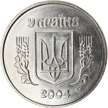 Coin, Ukraine, 5 Kopiyok, 2004, AU(55-58), Stainless Steel, KM:7